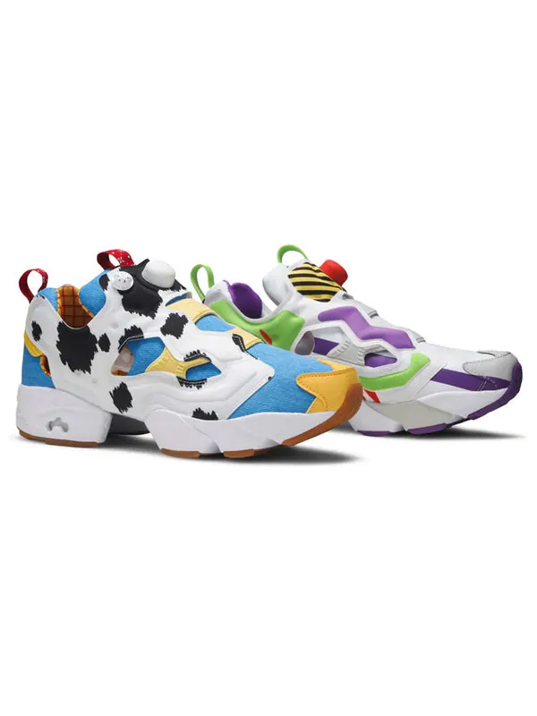 Кроссовки toy story 4 x bait x instapump fury og mixed 'woody and buzz' Reebok — изображение 3 из 4, синий