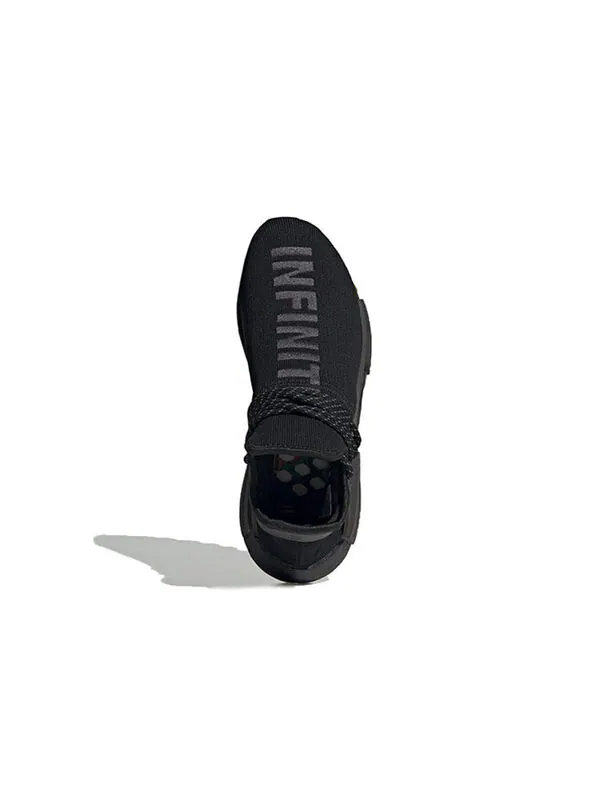 Кроссовки x pharrell nmd hu trail prd Adidas — изображение 4 из 4, черный/черный