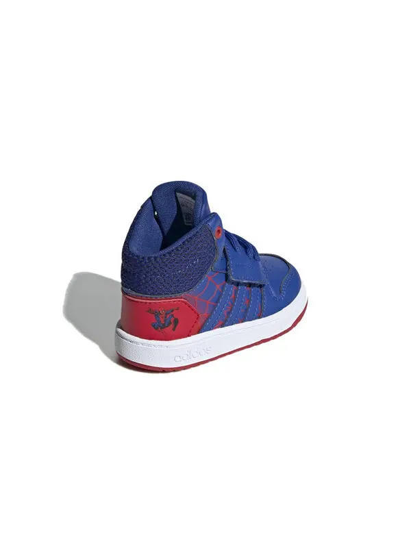 Кроссовки neo hoops mid 2.0 Adidas — изображение 3 из 4, синий/красный