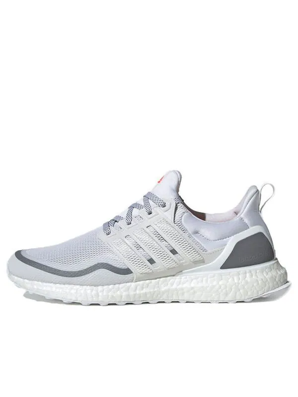 Кроссовки ultraboost светоотражающие Adidas — изображение 1 из 4, серый/белый