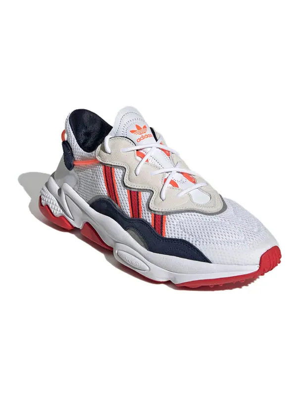 Кроссовки ozweego Adidas — изображение 2 из 4, черный/белый/оранжевый