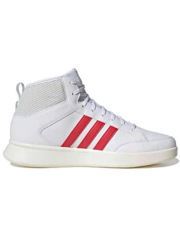 Кроссовки court80s mid high top casual кроссовки унисекс красные Adidas — изображение 2 из 4, серый