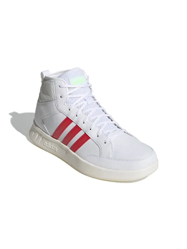 Кроссовки court80s mid high top casual кроссовки унисекс красные Adidas — изображение 3 из 4, серый