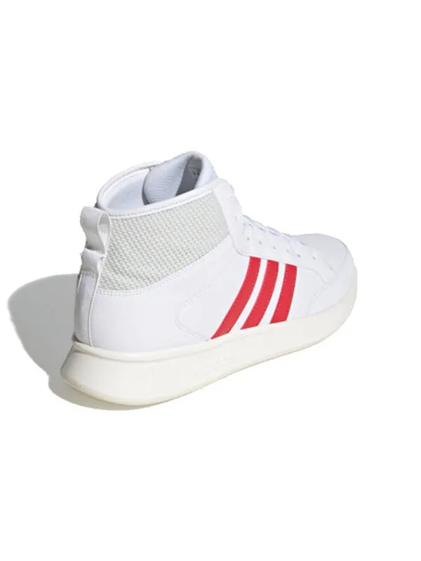 Кроссовки court80s mid high top casual кроссовки унисекс красные Adidas — изображение 4 из 4, серый