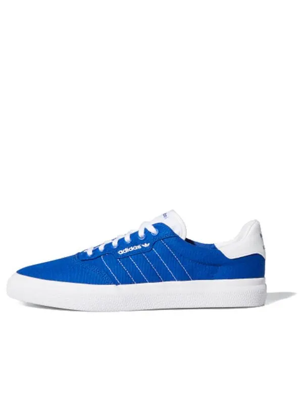 Кроссовки оригинал 3mc vulc Adidas — изображение 1 из 4, белый/синий