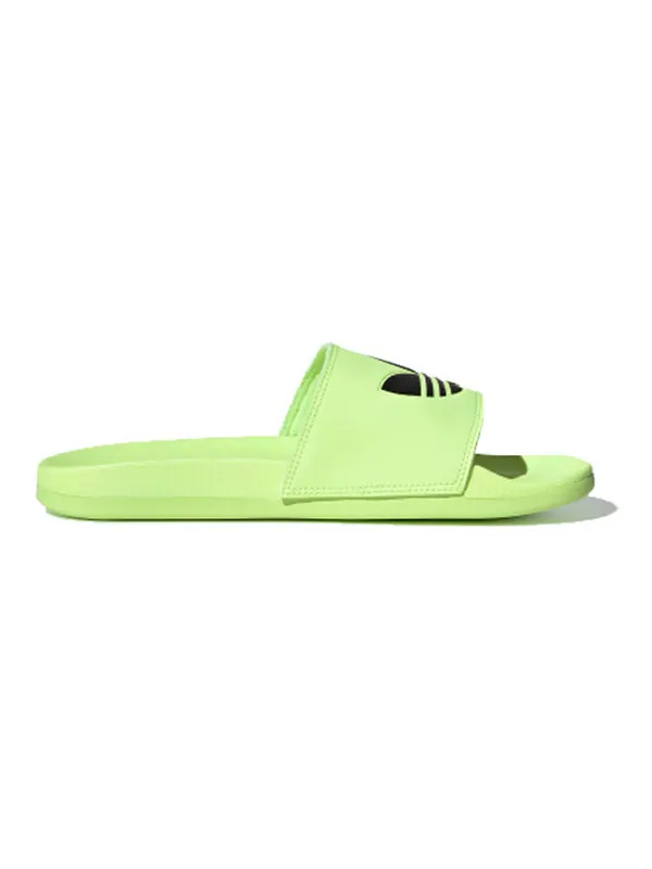 Тапочки originals adilette lite slipper 'black green' Adidas — изображение 3 из 4, черный/зеленый