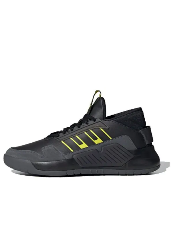 Кроссовки neo bball90s Adidas — изображение 1 из 4, черный/серый/желтый