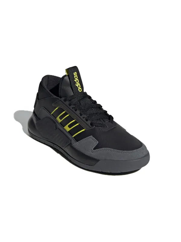 Кроссовки neo bball90s Adidas — изображение 2 из 4, черный/серый/желтый