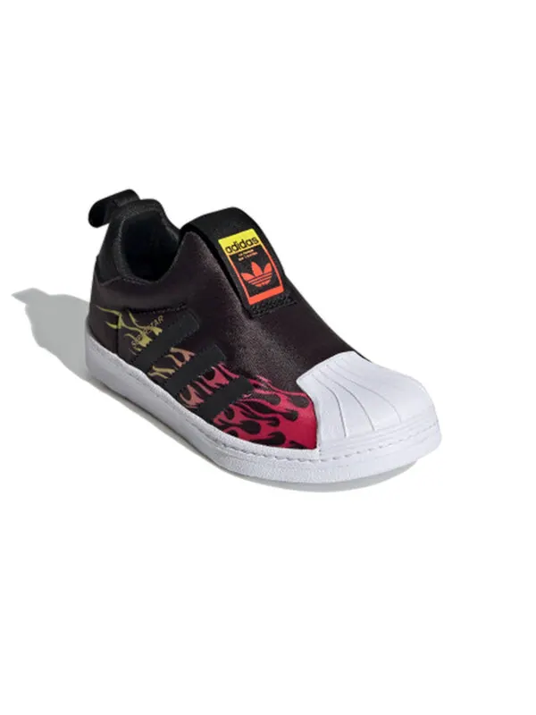 Кроссовки суперзвезда 360 Adidas — изображение 3 из 4, черный/красный/белый