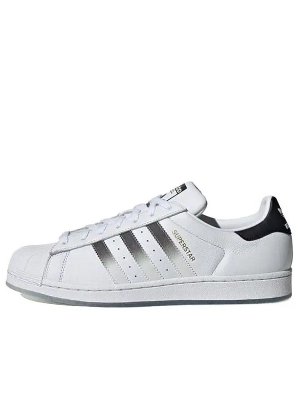 Кроссовки оригинальные superstar cloud white и core black shoes Adidas — изображение 1 из 4, черный/белый