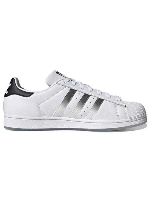 Кроссовки оригинальные superstar cloud white и core black shoes Adidas — изображение 2 из 4, черный/белый