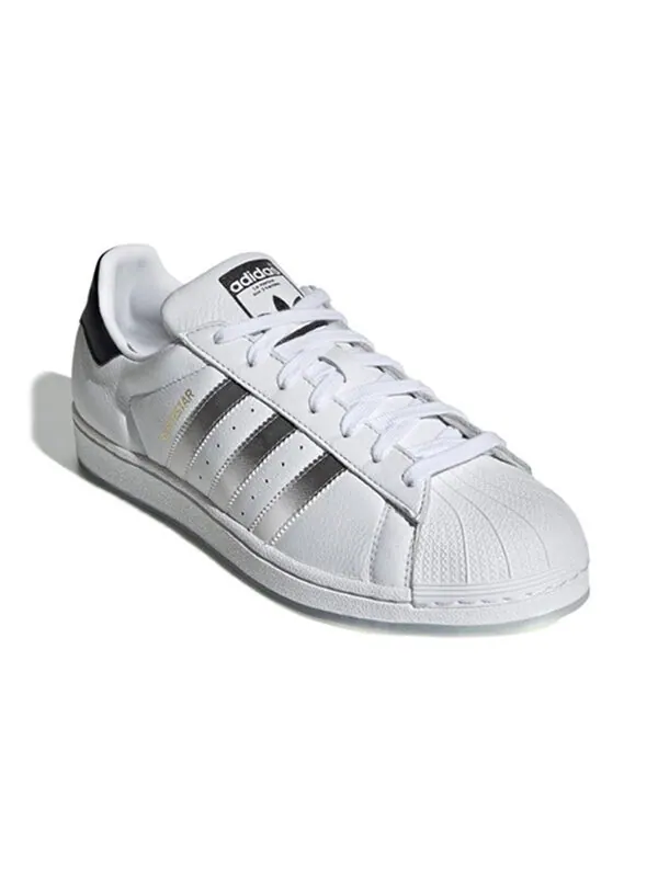 Кроссовки оригинальные superstar cloud white и core black shoes Adidas — изображение 3 из 4, черный/белый