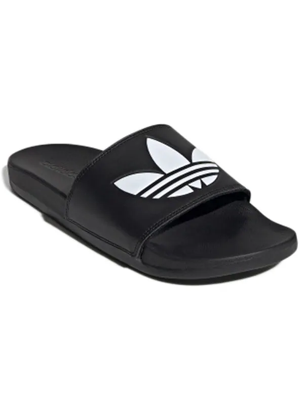 Тапочки adilette lite 'black' Adidas — изображение 3 из 4, черный
