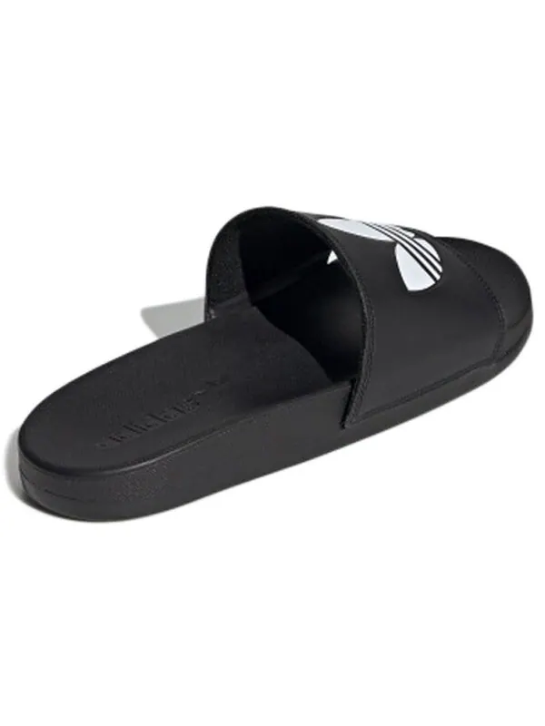 Тапочки adilette lite 'black' Adidas — изображение 4 из 4, черный