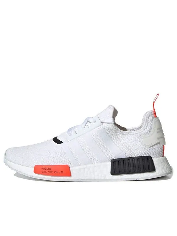 Кроссовки nmd_r1 Adidas — изображение 1 из 4, белый/красный