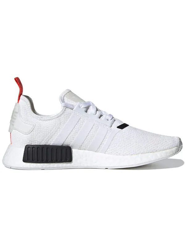 Кроссовки nmd_r1 Adidas — изображение 2 из 4, белый/красный