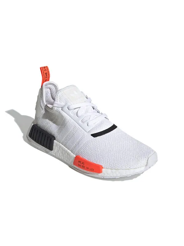 Кроссовки nmd_r1 Adidas — изображение 3 из 4, белый/красный