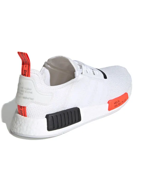 Кроссовки nmd_r1 Adidas — изображение 4 из 4, белый/красный
