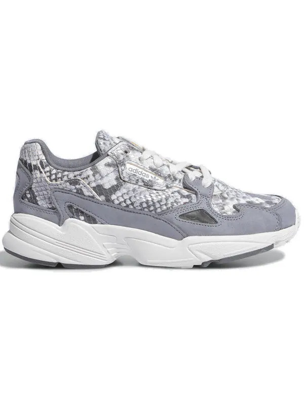 Массивные кеды Falcon Adidas — изображение 2 из 4, серый/белый