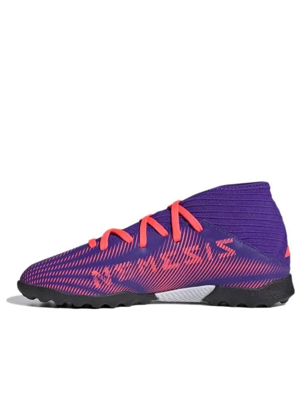 Кроссовки nemeziz .3 turf j Adidas — изображение 1 из 4, фиолетовый/розовый