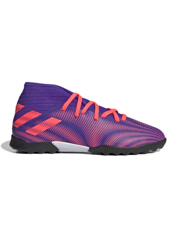 Кроссовки nemeziz .3 turf j Adidas — изображение 2 из 4, фиолетовый/розовый