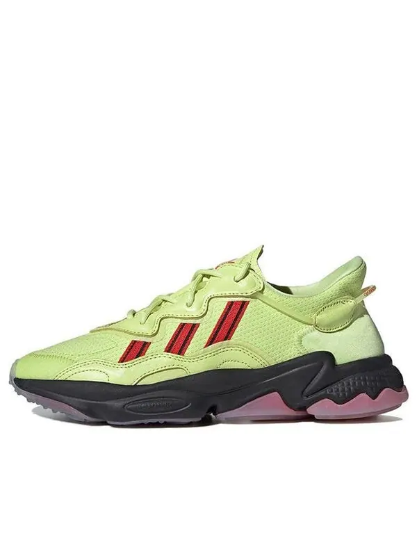 Толстые кроссовки оригиналы ozweego Adidas — изображение 1 из 4, желтый/красный/черный