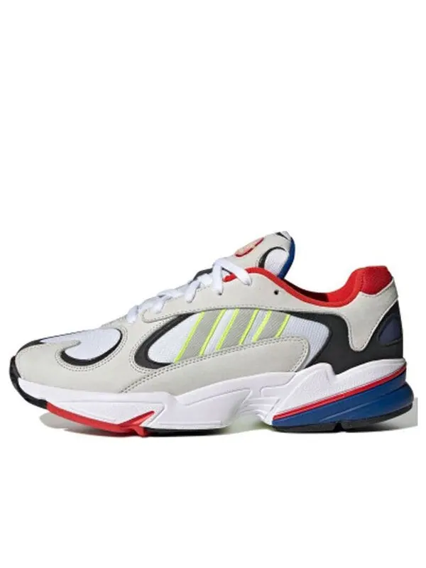 Толстые кеды оригинал yung 1 низкие повседневные туфли для папы красные Adidas — изображение 1 из 4