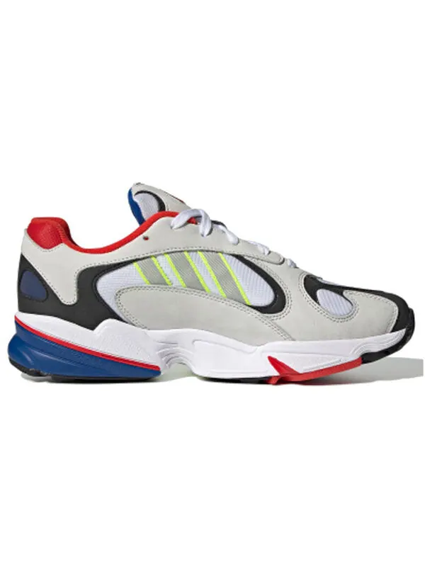 Толстые кеды оригинал yung 1 низкие повседневные туфли для папы красные Adidas — изображение 2 из 4