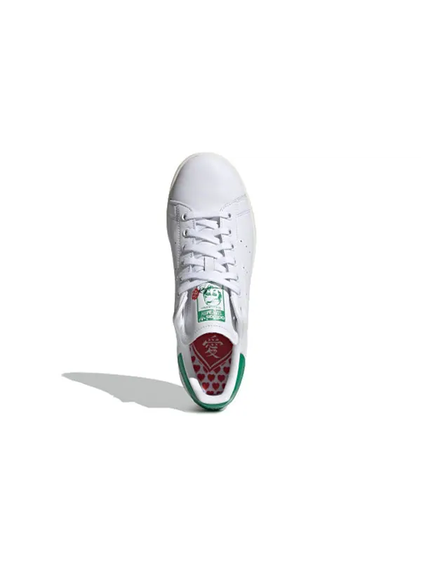 Кроссовки originals stan smith valentine's day 'white green' Adidas — изображение 4 из 4, зеленый
