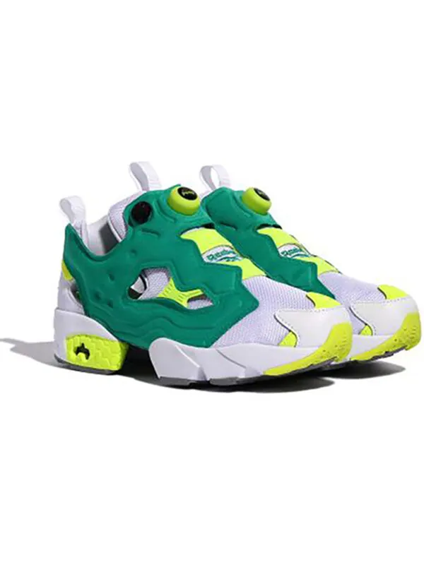 Кроссовки instapump fury 'icons pack - court victory' Reebok — изображение 3 из 4, белый/зеленый