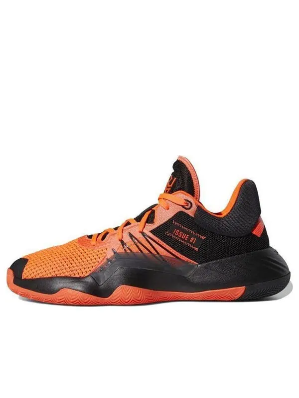 Кроссовки дон выпуск №1 Adidas — изображение 1 из 4, черный/оранжевый