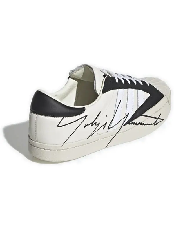 Модные кроссовки y 3 yohji pro superstar skate low Adidas — изображение 3 из 4, черный / белый
