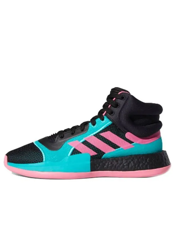 Кроссовки Marquee Boost Adidas — изображение 1 из 4, черный/синий/розовый