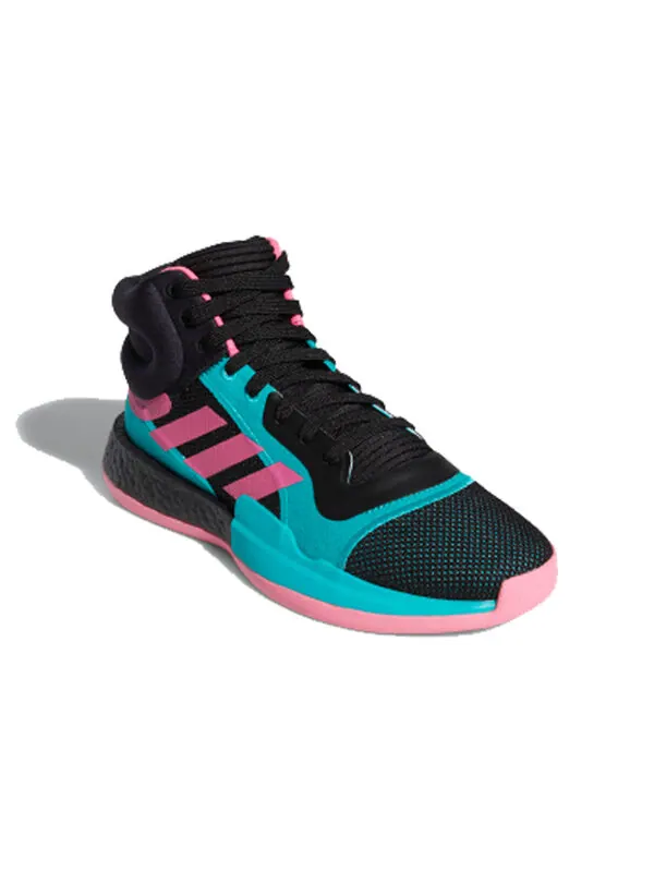 Кроссовки Marquee Boost Adidas — изображение 2 из 4, черный/синий/розовый