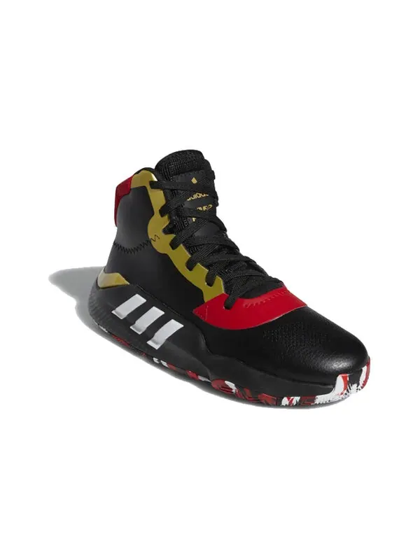 Кроссовки pro bounce 2019 Adidas — изображение 3 из 4, черный/белый