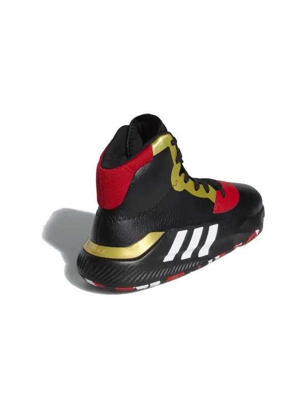 Кроссовки pro bounce 2019 Adidas — изображение 4 из 4, черный/белый
