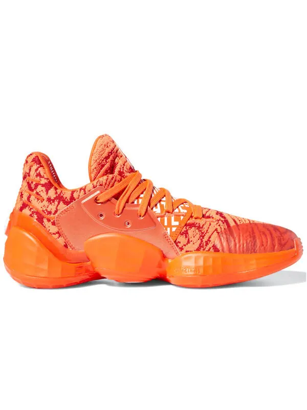Кроссовки Harden Vol. 4 Adidas — изображение 2 из 4, оранжевый