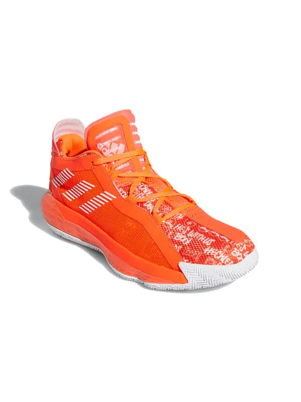 Кроссовки dame 6 shoes Adidas — изображение 3 из 4, оранжевый/белый