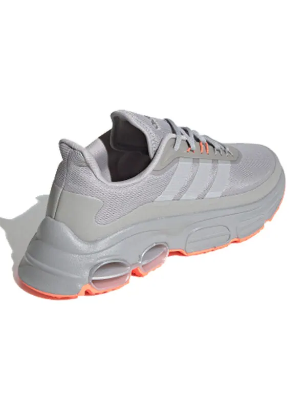 Кроссовки neo quadcube Adidas — изображение 3 из 4, серый/оранжевый