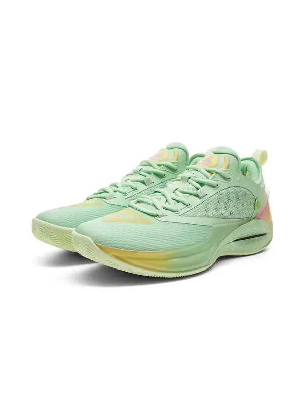 Кроссовки aw2 andrew wiggins 'grass green' Peak — изображение 3 из 3, зеленый/желтый/розовый