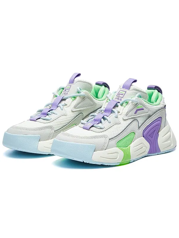 Кроссовки swarm low swirl sneakers purple/white/grey Fila — изображение 2 из 4, белый