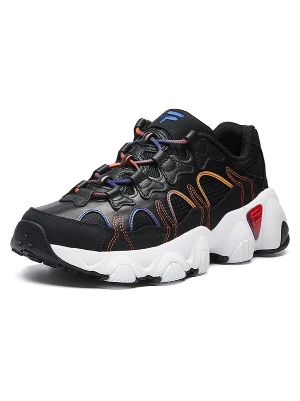 Кроссовки jagger retro running shoes black/orange Fila — изображение 2 из 4, черный/оранжевый