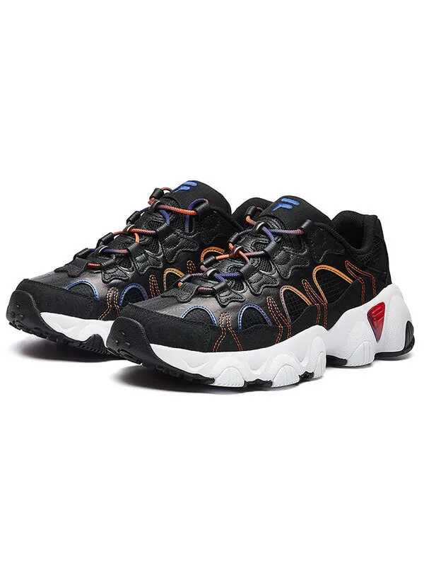 Кроссовки jagger retro running shoes black/orange Fila — изображение 3 из 4, черный/оранжевый