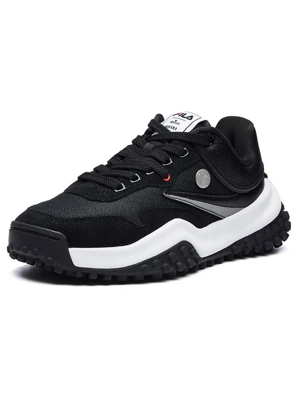 Кроссовки mihara x t1 low tops polka dots shoe black Fila — изображение 2 из 4, черный