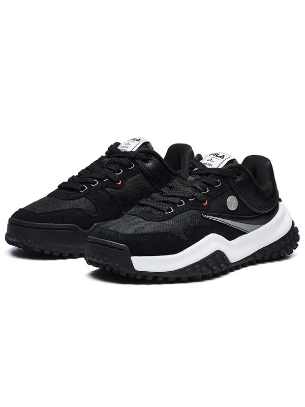 Кроссовки mihara x t1 low tops polka dots shoe black Fila — изображение 3 из 4, черный
