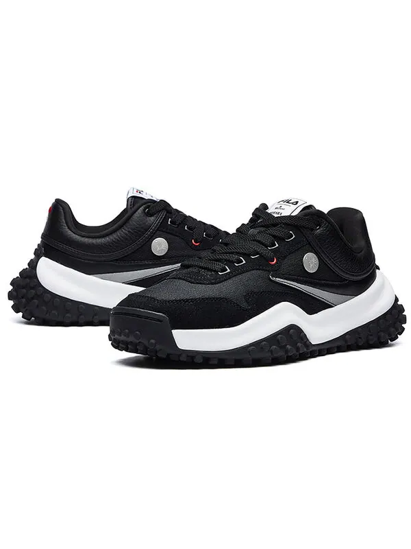 Кроссовки mihara x t1 low tops polka dots shoe black Fila — изображение 4 из 4, черный