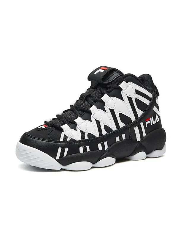 Кроссовки spaghetti mid black/white Fila — изображение 2 из 4, черный/белый