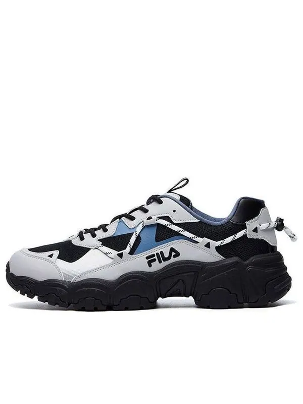 Кроссовки fluid low tops black gray blue Fila — изображение 1 из 4, черный/серый/синий