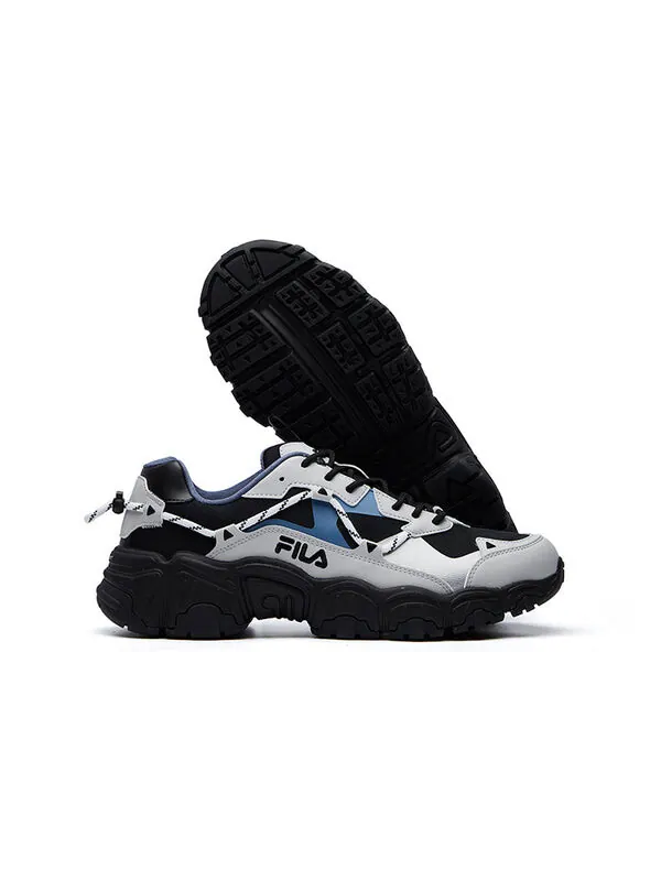 Кроссовки fluid low tops black gray blue Fila — изображение 4 из 4, черный/серый/синий