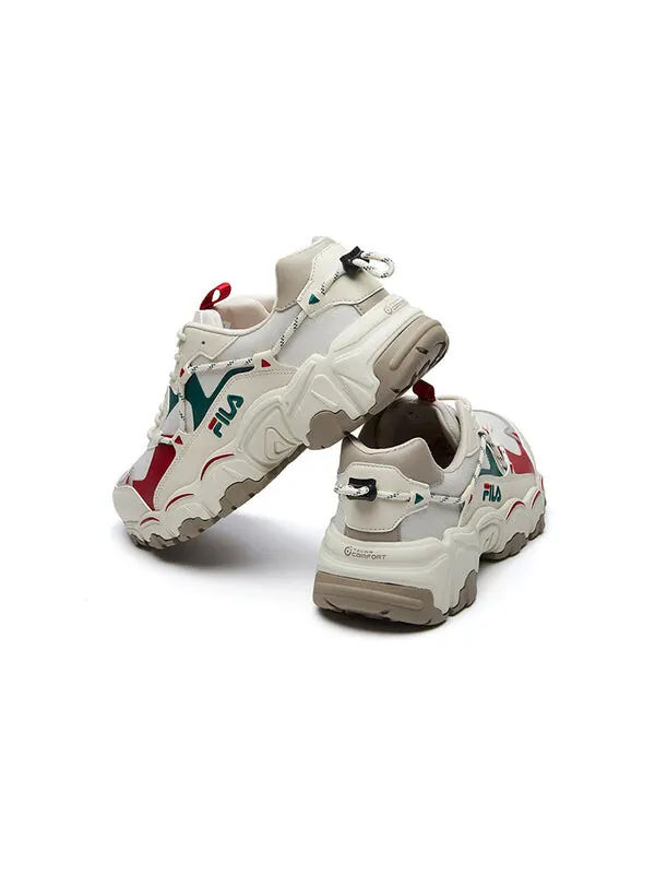 Кроссовки fluid low tops sports shoe yellow Fila — изображение 3 из 4, желтый/красный/синий